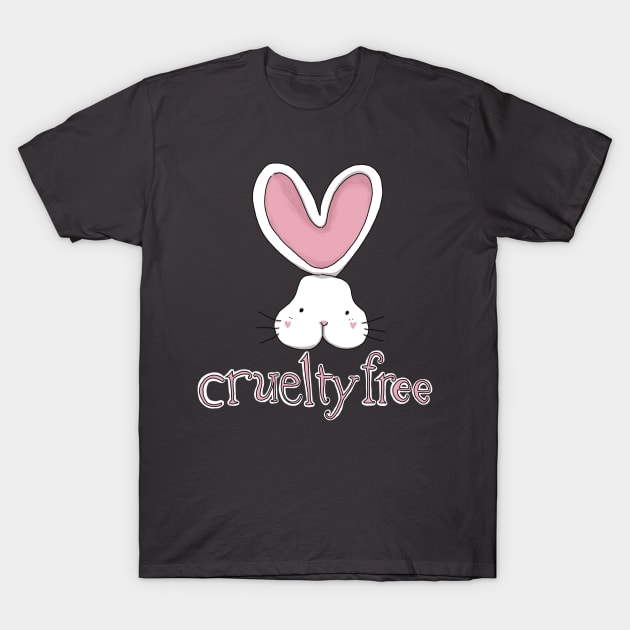 cruelty free bunny T-Shirt by violinoviola